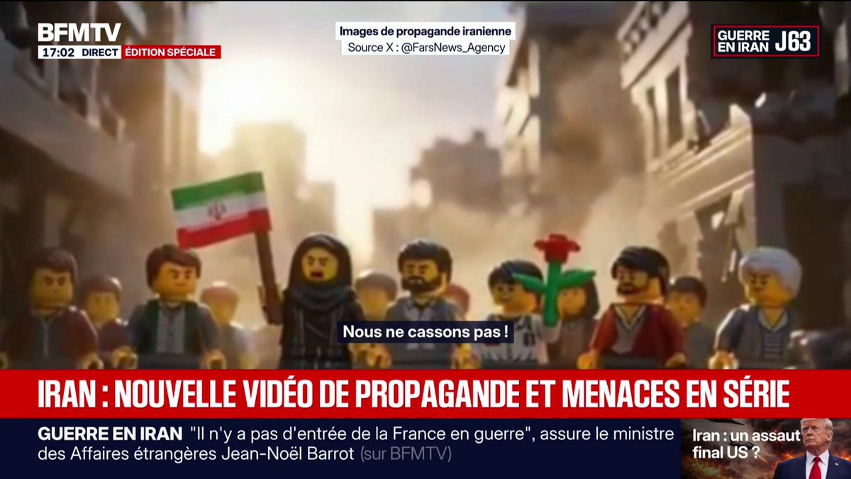 Le gouvernement iranien met en scène de nouvelles images de propagande