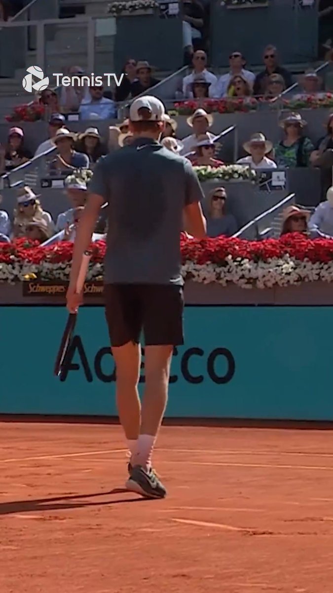 Jannik is always one step ahead 🧠 #MMOPEN | #MMOPEN | Jannik Sinner