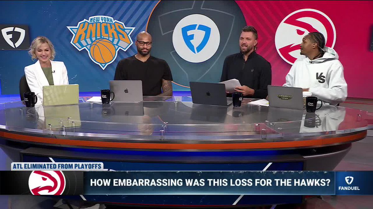 . Chandler Parsons says his Hawks over Knicks pick was not "outrageous" 🙅♂️ ... but he's never seen an "a** whooping" like last night 😱 "This was the hottest team in the NBA... but what happened?! ... It was a bloodbath!" Michelle Beadle | DeMarcus Cousins | Lou Williams