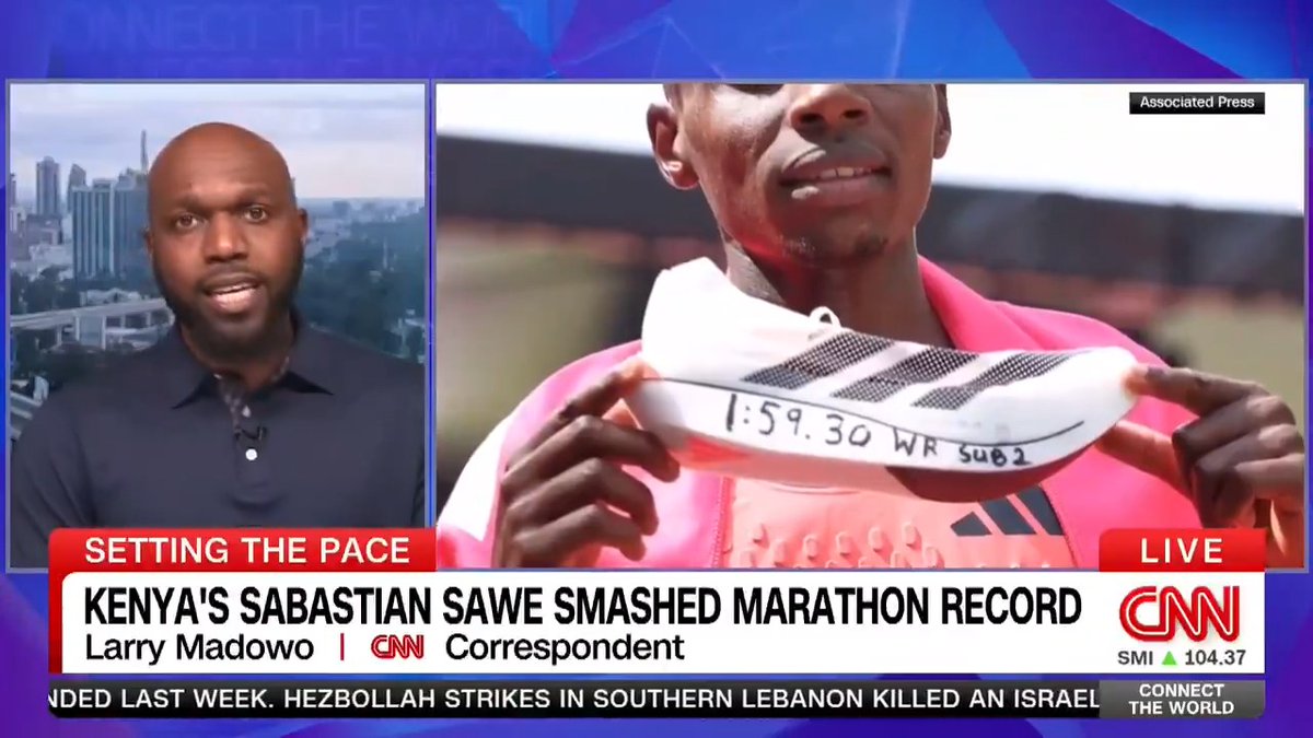 Sabastian Sawe didn't break the 2-hour marathon barrier just because of the Adidas "supershoe." He's a damn good athlete. These East Africans all are. I had to tell the whole world on CNN. Everyone be guided. Thanks for your attention to this matter!
