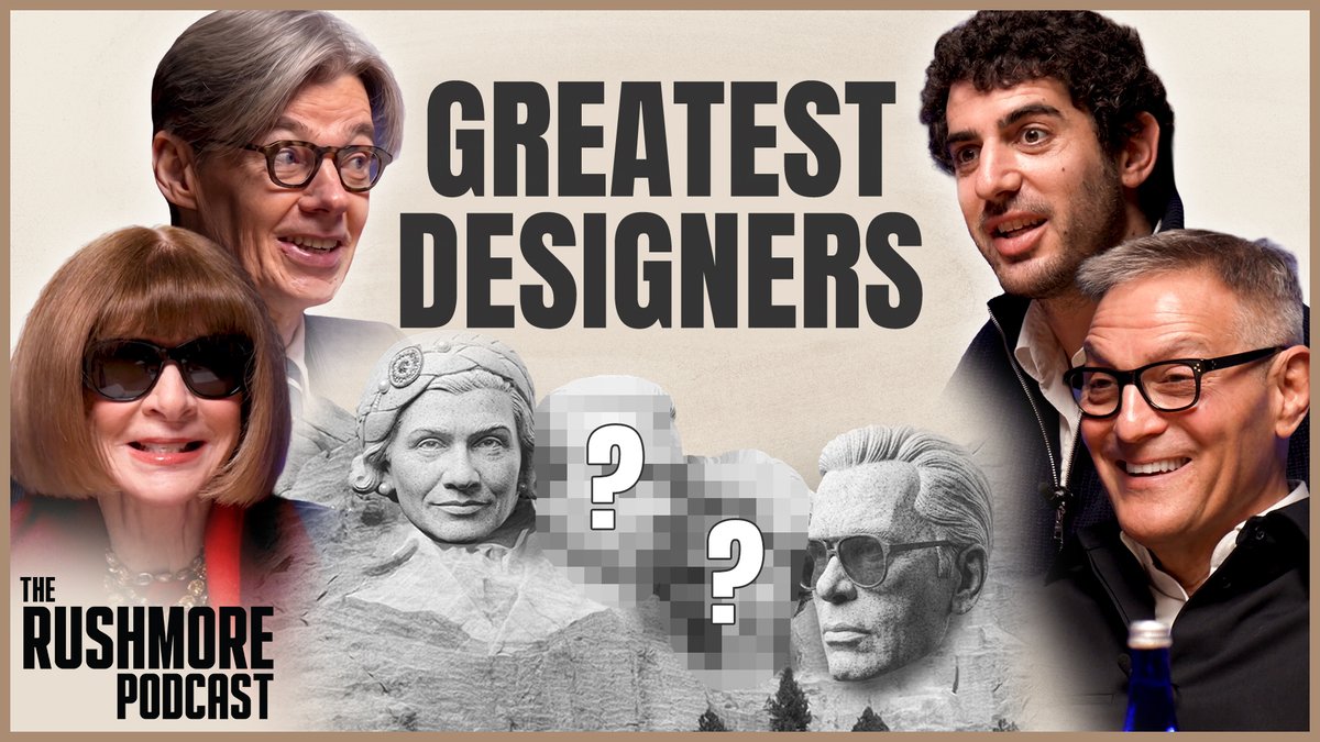 Anna Wintour and Andrew Bolton sit down with Ari and Ben to crown the Mount Rushmore of greatest fashion designers. Presented by Polymarket. Use code Rushmore20 for a free $20 at signup.