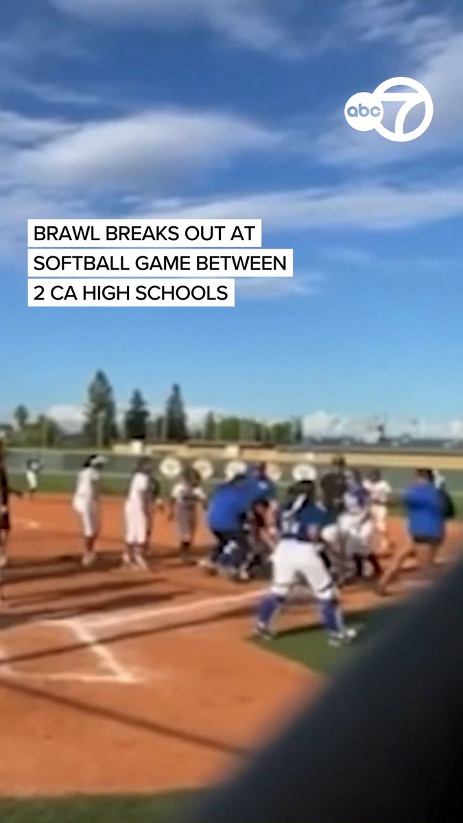 An intense game between two California high schools ended in chaos when a brawl broke out. The game was tied 6-6 in the eighth inning before one team scored and began celebrating their win. Moments later, players from both schools were throwing punches.