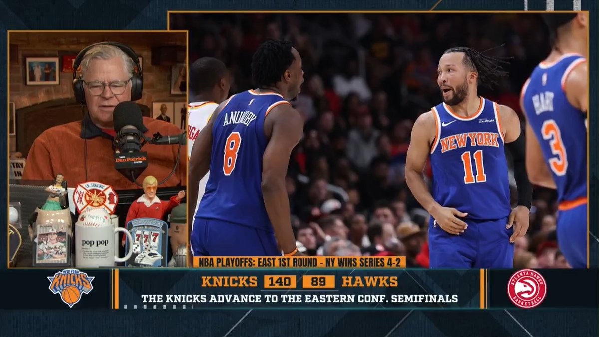 "Atlanta wanted to play the #Knicks! Atlanta lost in a game against Miami at the end of the year so they didn't face the Cleveland Cavaliers!" – DP on the Knicks' 51-point blowout win over the #Hawks.