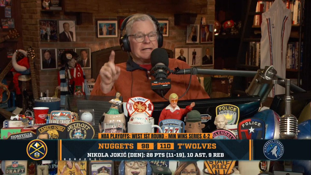 "If this was LeBron – 3x MVP, winner of 1 NBA Title – bowing out the way Joker did, we'd be crushing LeBron." – DP on a depleted #Timberwolves squad knocking out Nikola Jokić and the #Nuggets.
