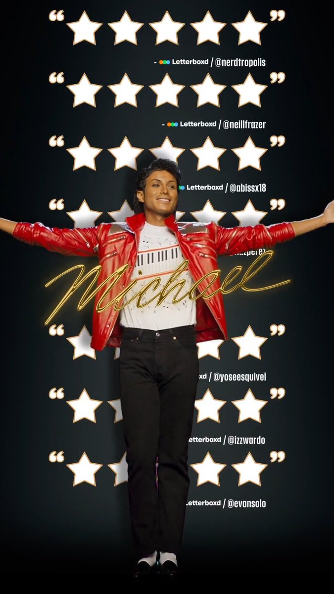 ⭐️⭐️⭐️⭐️⭐️ #MichaelMovie – NOW PLAYING in theaters & IMAX. Get tickets now: