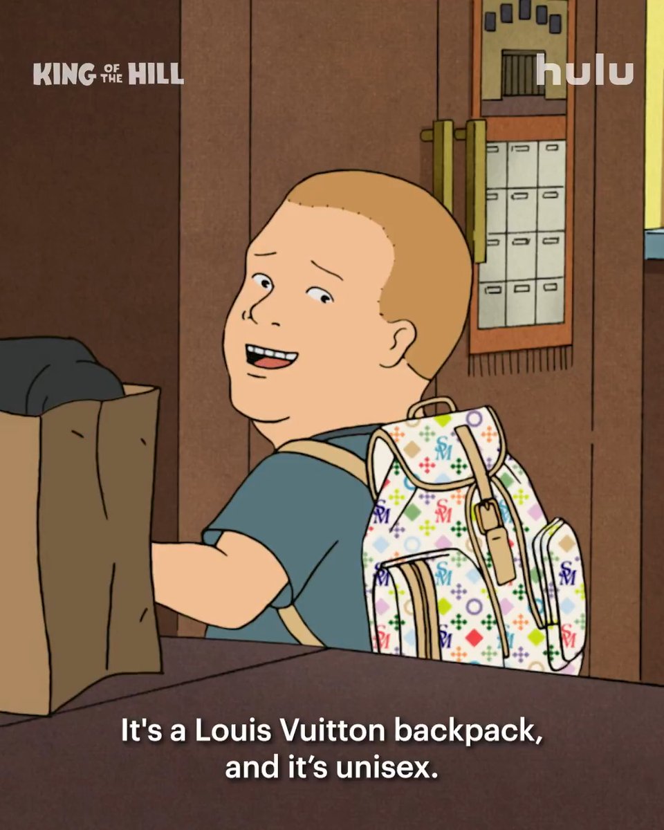 Does the devil wear Prada? I don’t know, but the propane salesman does. #KingOfTheHill