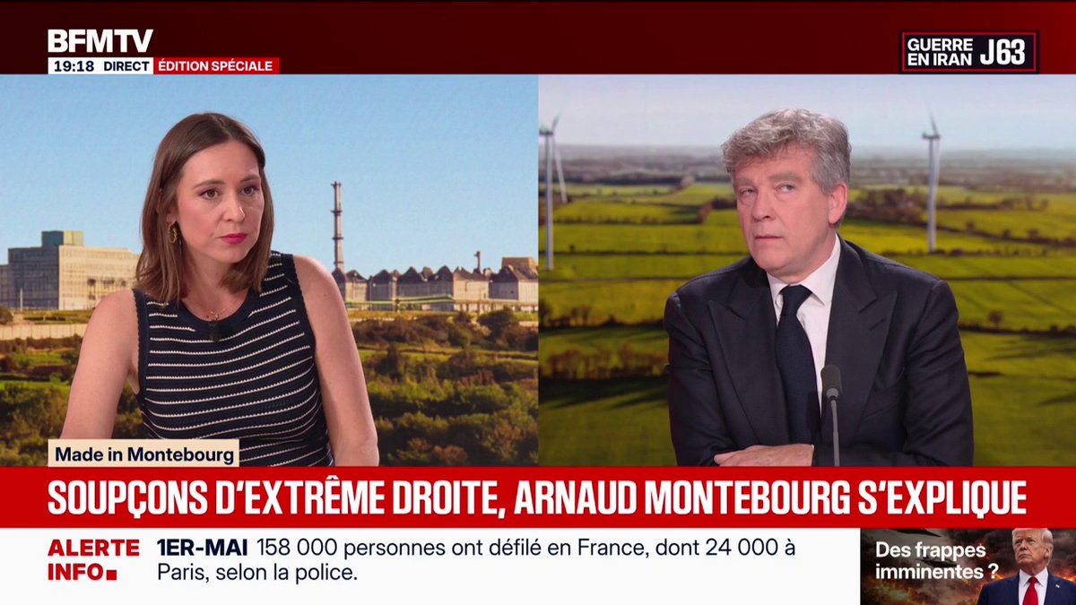 "Je suis un orphelin politique": soupçonné de basculer vers l'extrême droite, Arnaud Montebourg, ancien ministre de l'Économie, s'explique sur BFMTV