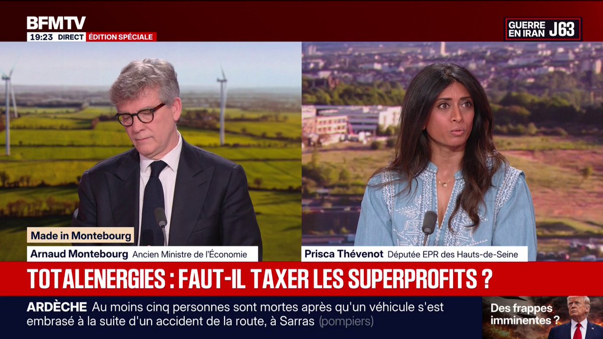 MADE IN MONTEBOURG - Taxer les superprofits: pour Prisca Thévenot, députée (EPR), "quand on met en place une taxe, ça ne s'arrête jamais"