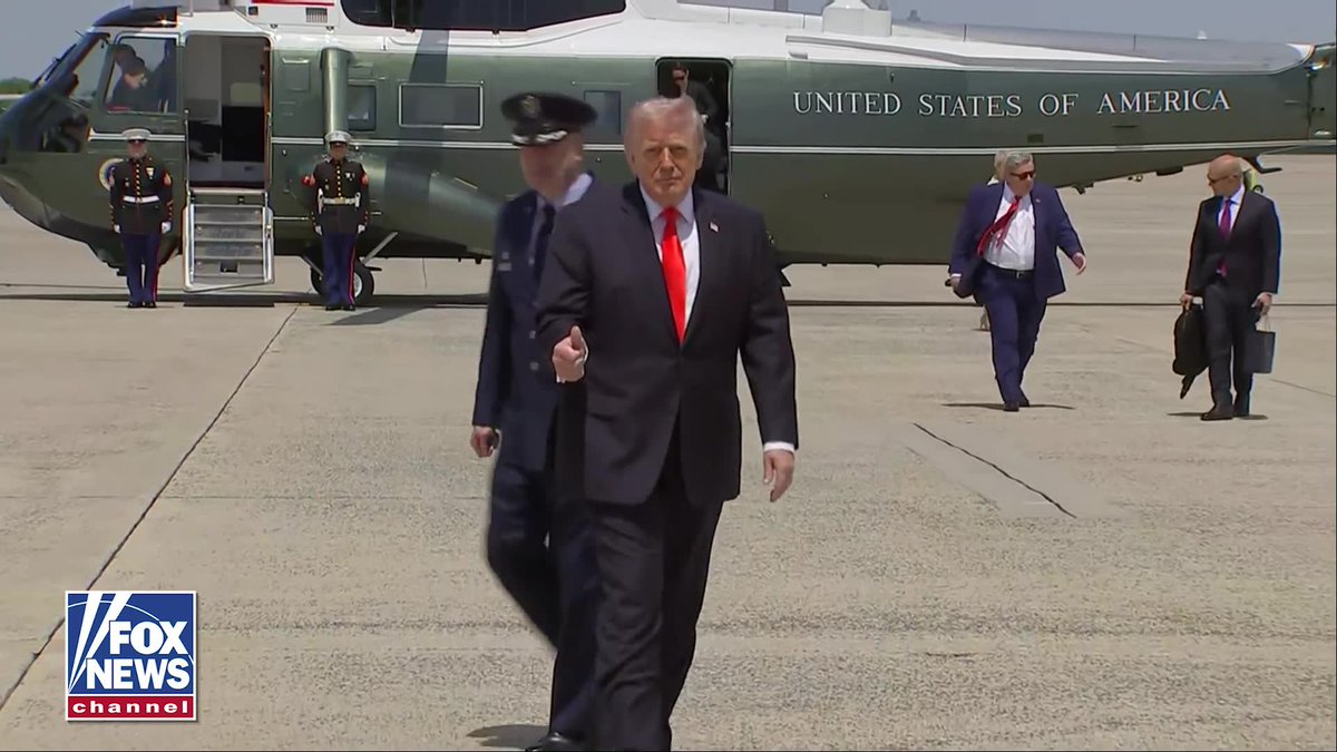 JUST IN: President Trump departs Joint Base Andrews on Air Force One en route to The Villages, Florida, where he is scheduled to deliver remarks on major economic issues impacting seniors.