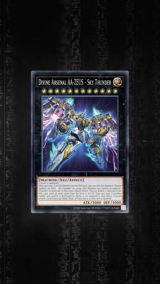 Throughout the years there have been many historic cards that have made a lasting impression. Today we look at Divine Arsenal AA-ZEUS - Sky Thunder. Learn about the origins of this card in History of the Card! ⚡#YuGiOhTCG