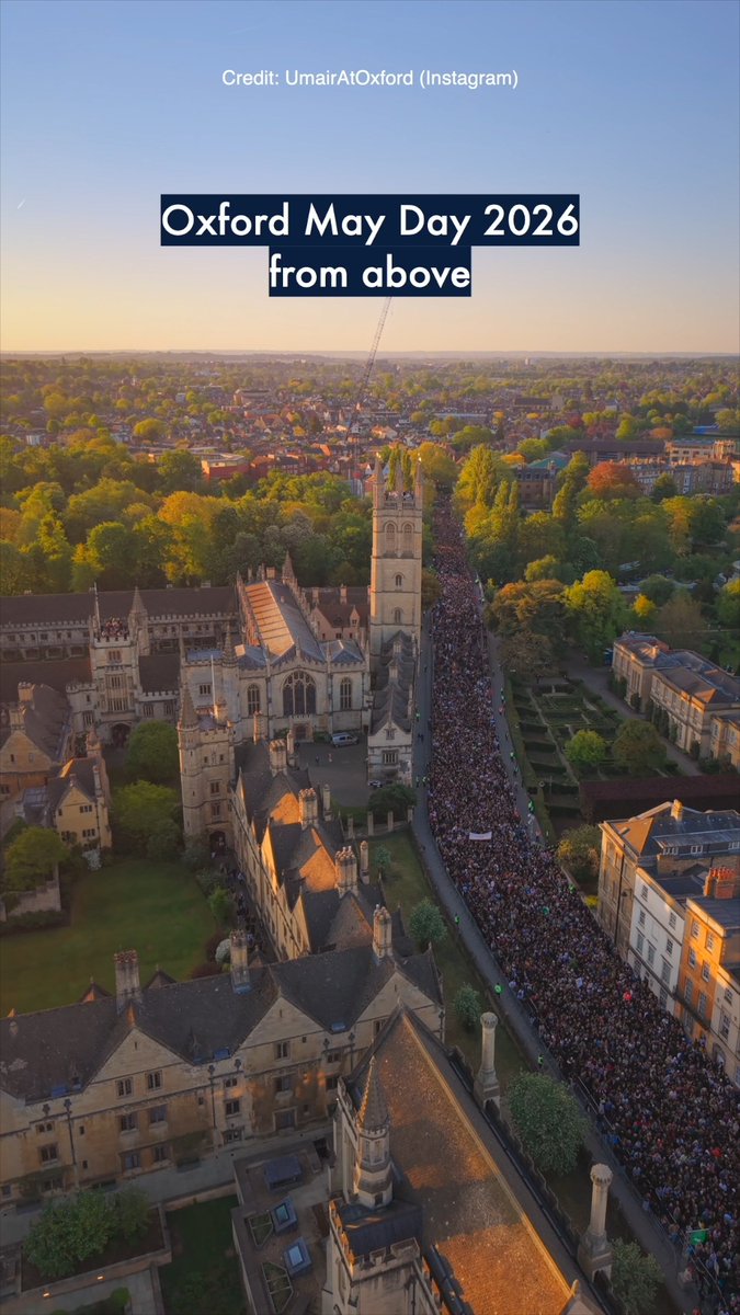 Stunning footage from a beautiful #MayDay 🌅 🎬 Instagram | UmairAtOxford #MayMorning