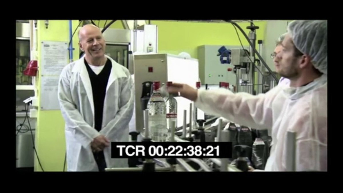 I will never forget those days when Bruce Willis partnered with the Polish Sobieski Vodka company. In June 2010, Willis visited Poland to promote Sobieski Vodka. He even visited a distillery in Starogard Gdański: