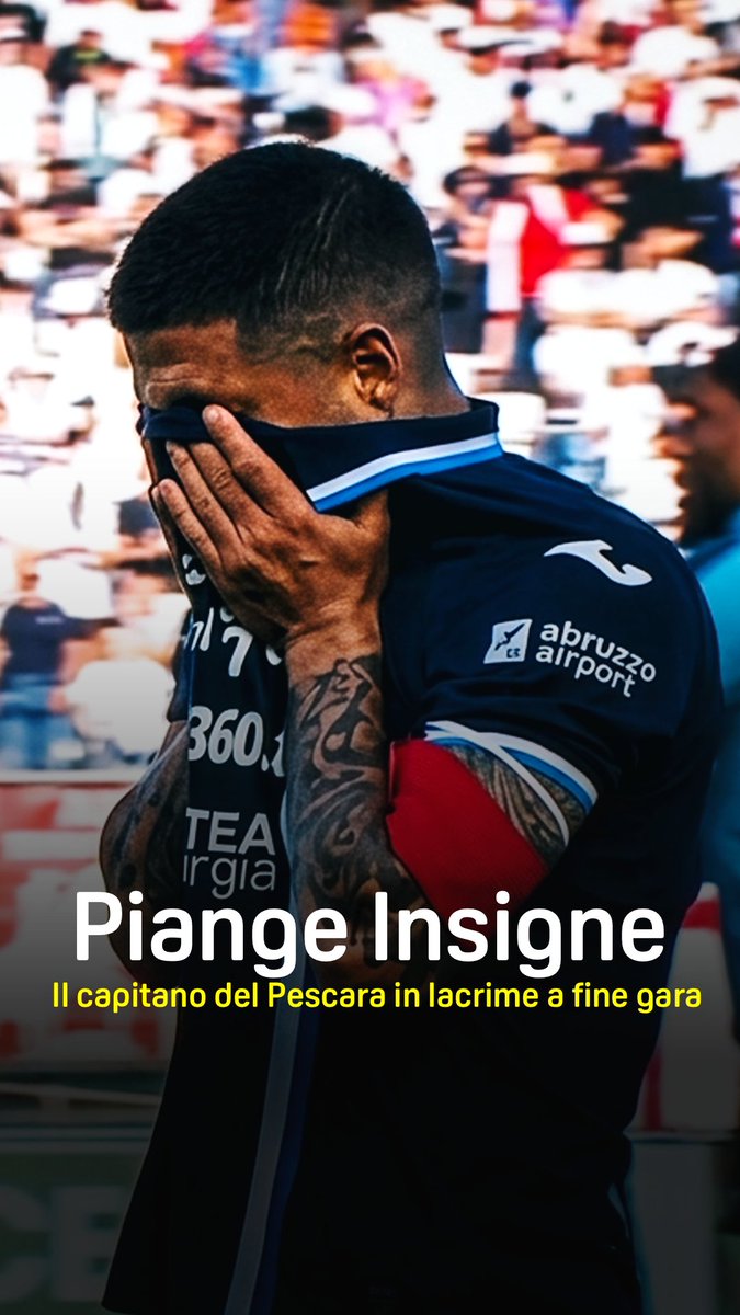 𝐋𝐨𝐫𝐞𝐧𝐳𝐨 𝐈𝐧𝐬𝐢𝐠𝐧𝐞 𝐢𝐧 𝐥𝐚𝐜𝐫𝐢𝐦𝐞 😢 Sconfitta nel recupero ❌⌛ Il Pescara ora è a serio rischio retrocessione #Insigne #PadovaPescara #SerieBKT #DAZN