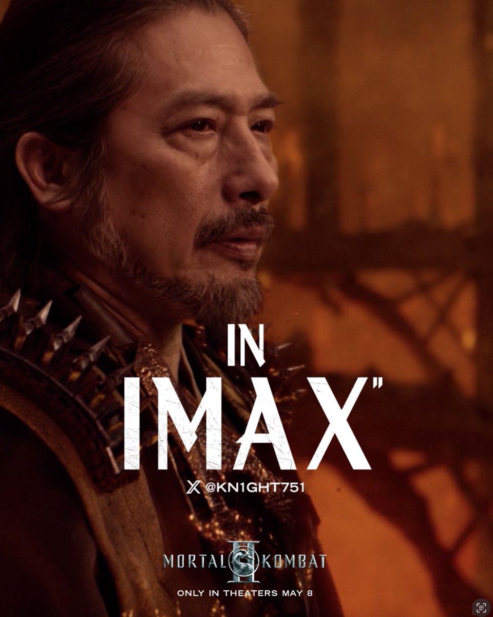 Just a little enkouragement if you need it. 😎 Mortal Kombat II arrives in theaters and IMAX May 8. Get tickets now. #MortalKombatMovie #FilmedForIMAX