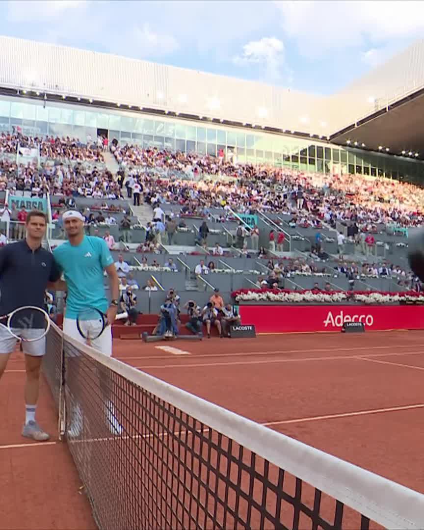 📊 Pour la 2e fois depuis la création de l'ATP Tour, deux joueurs ayant le même prénom s'affrontent dans le dernier carré d'un Masters 1000 : 🇺🇸 Cincinnati 1995 : Michael Chang b. Michael Stich 🇪🇸 Madrid 2026 : Alexander Zverev vs Alexander Blockx 🥸