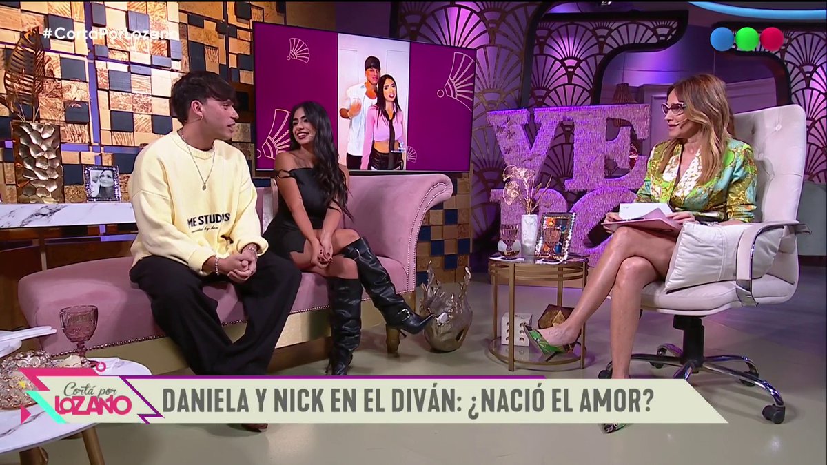 Nick y Dani en el diván con VL 💚 🏳️🌈 🇦🇷 💋 #CortáPorLozano por Telefe