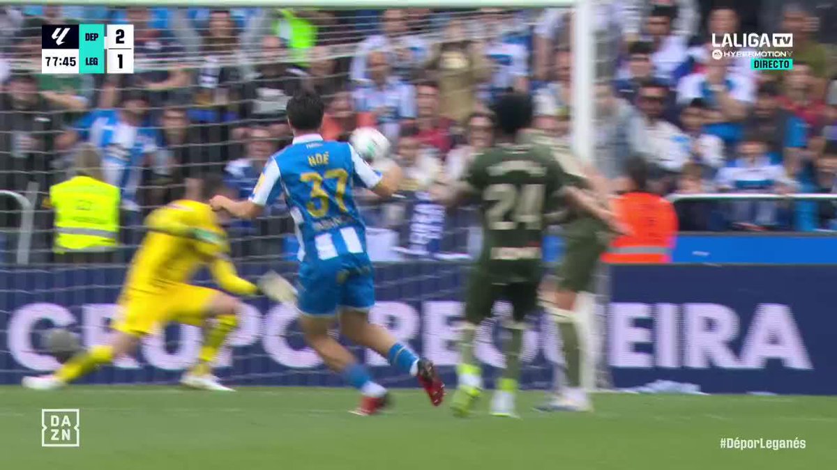 No lo llames Arca… ¡LLÁMALO GOLAZOS DE NOÉ! 🚀 Menudo estreno del canterano: control, giro… y un misil desde fuera del área para dejar tres puntos clave en Riazor🔥🔥 #LALIGAHYPERMOTION