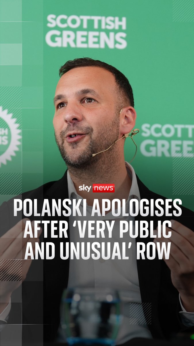 Zack Polanski has apologised following criticism from the head of the Metropolitan Police over his resharing of a post on social media which questioned the actions of officers while arresting a suspect in the Golders Green attack. 'Everyone in leadership has a responsibility for lowering the temperature at a time of such tension, and I apologise for sharing a tweet in haste,' the Green Party leader said in a statement. Sky's Ali Fortescue reports. 🔗
