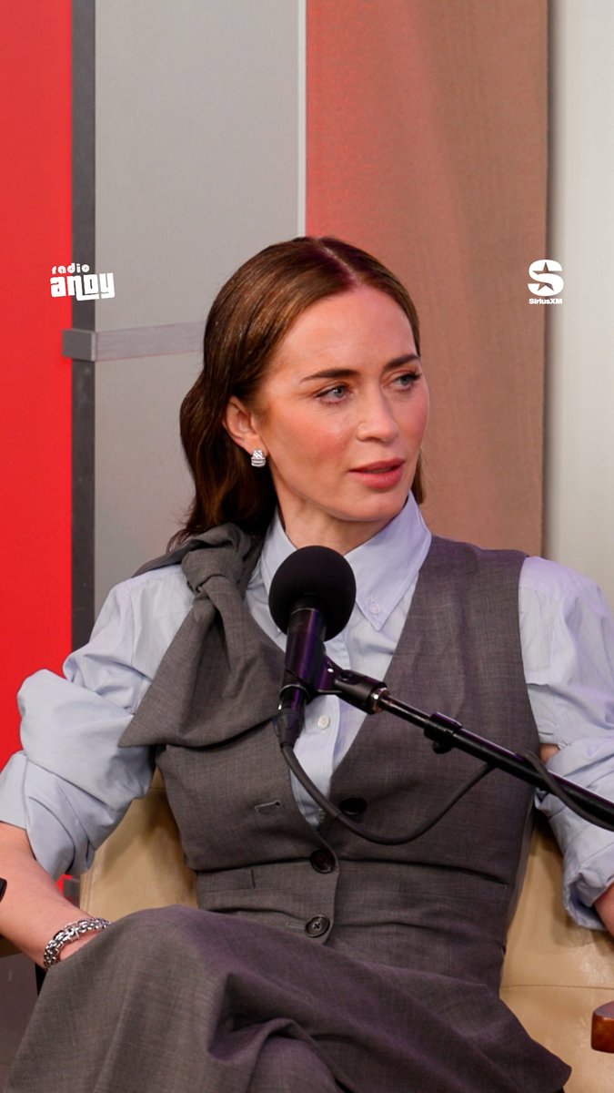 I don't know anyone who wouldn't be intimidated by the icon that is #MerylStreep 😅 Listen to more: #DevilWearsPrada2 #EmilyBlunt #RadioAndy