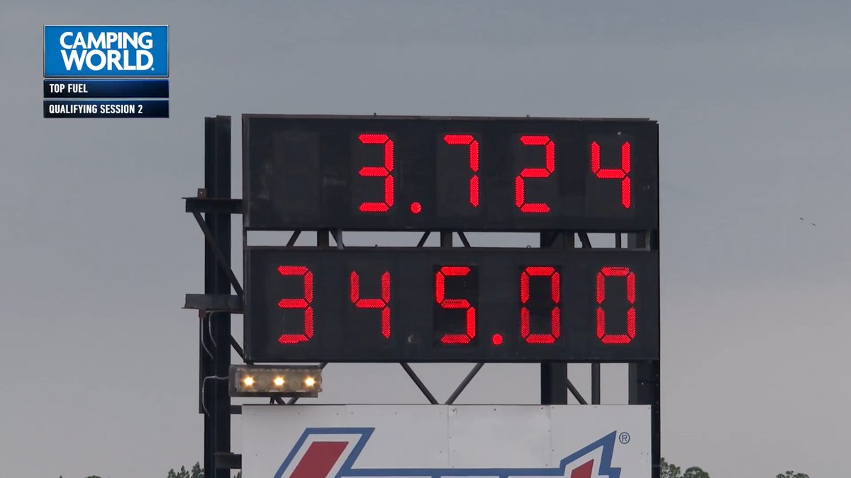 345 mph!! WATCH Shawn Langdon throws down the FASTEST pass in NHRA history! #SouthernNats • Kalitta Motorsports