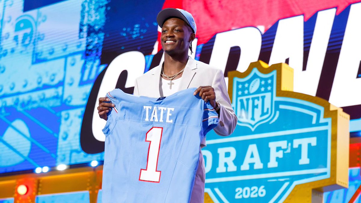 "He fixes something that was a really big weakness for Tennessee last year, and that was their ability to separate from tight coverage." Bill Barnwell believes drafting Carnell Tate will add a new dynamic to the Titans' offense 👀