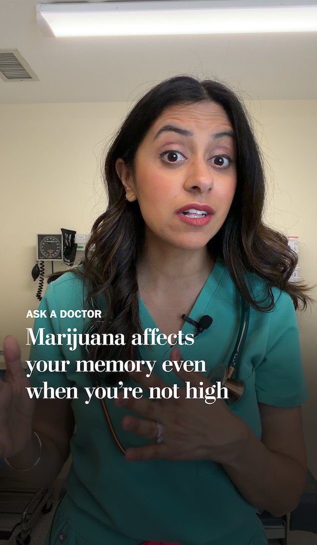 Memory trouble from marijuana is not just a "while you're high" problem, our Ask a Doctor columnist says. The effect persists even after you stop. Learn more: