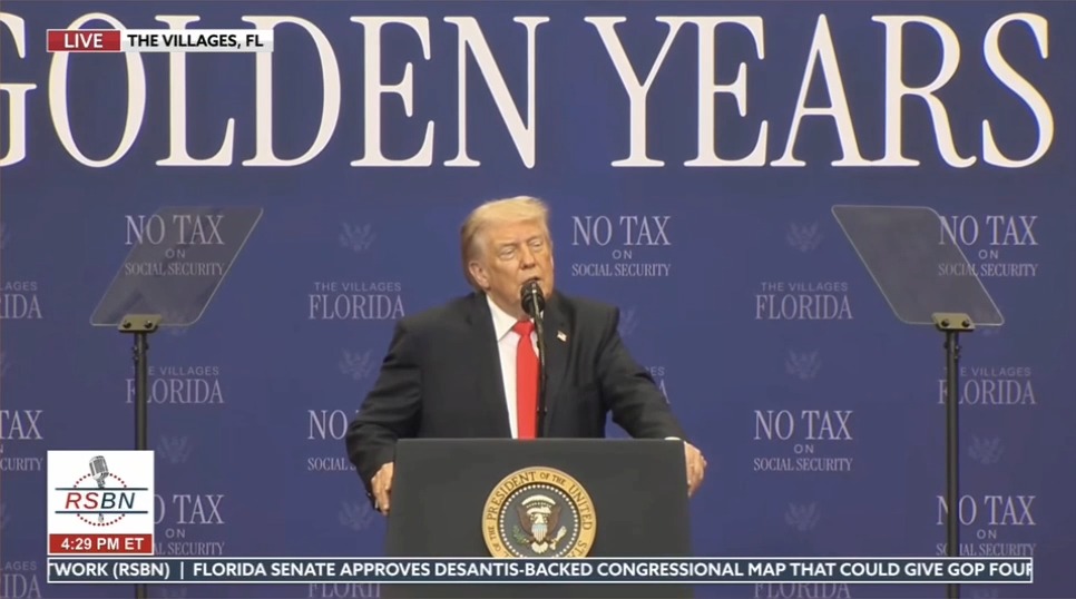 Trump: We should give Newsom a cognitive test. I took 3 of them. Aced all of them, by the way. You know, I'm the only president to take a cognitive test.
