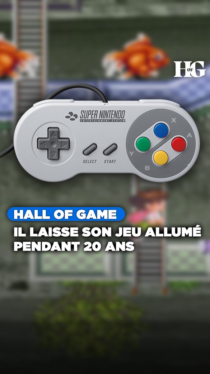 Il n'a pas éteint son jeu depuis 20 ans (et il a déménagé 2 fois) ! 👇