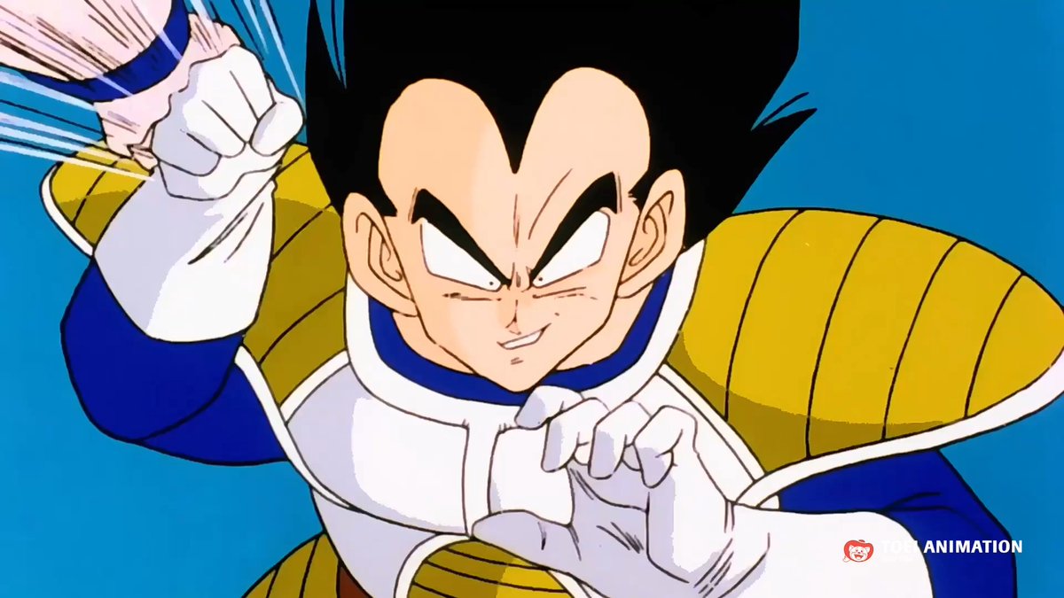 ¡El primer encuentro entre Goku y Vegeta! 👊🔥 Una rivalidad que ha evolucionado con el tiempo. ¡Comparte si eres fan de estos saiyajin! 🔮🐉 #DragonBallZ #Goku #Vegeta