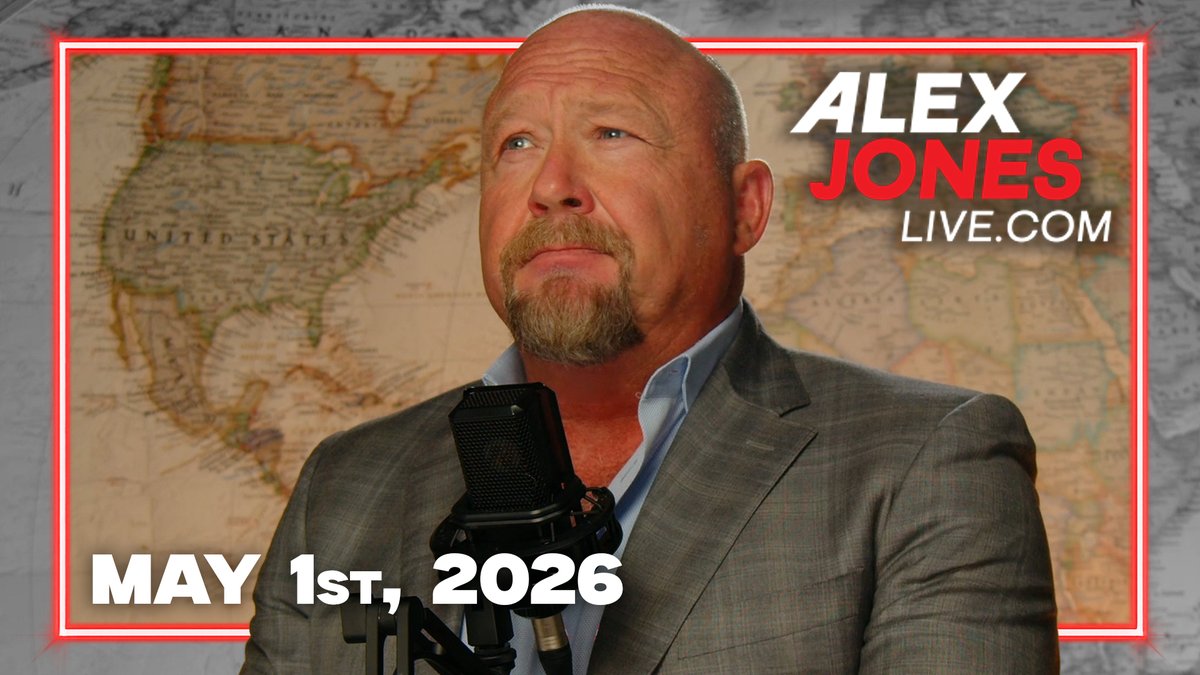 FULL FRIDAY SHOW: ALEX JONES RETURNS! Less Than A Day After A Soros/Democrat Party-Run Court Order Shut Down Infowars, Alex Jones & Crew Return To The Airwaves With The Launch Of The Alex Jones Network! PLUS, Trump Tells Congress For The 30th Time The Iran War Is Over! Renowned Market Expert Dr. Kirk Elliott Joins Alex Jones To Drop Bombshell Insight On How The Iran Conflict Is Causing Long-Term Supply Chain Disruptions & Make Bold New Predictions On The Future Of The World Economy! FINALLY, Former DHS Special Agent & Podcast Host Myron Gaines Joins The Alex Jones Show In-Studio! THIS IS A MUST-WATCH/SHARE TRANSMISSION! — 5/1/26