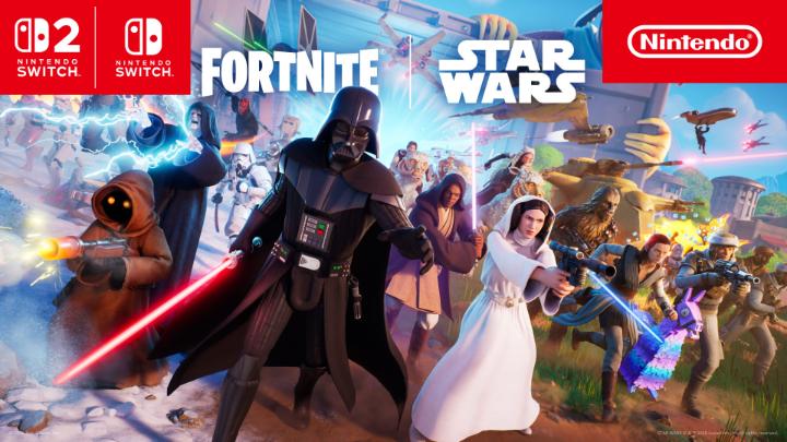 Play more STAR WARS games than ever before, only in Fortnite! Experience Galactic Siege, Escape Vader, Droid Tycoon, and more on Nintendo Switch 2 and Nintendo Switch: