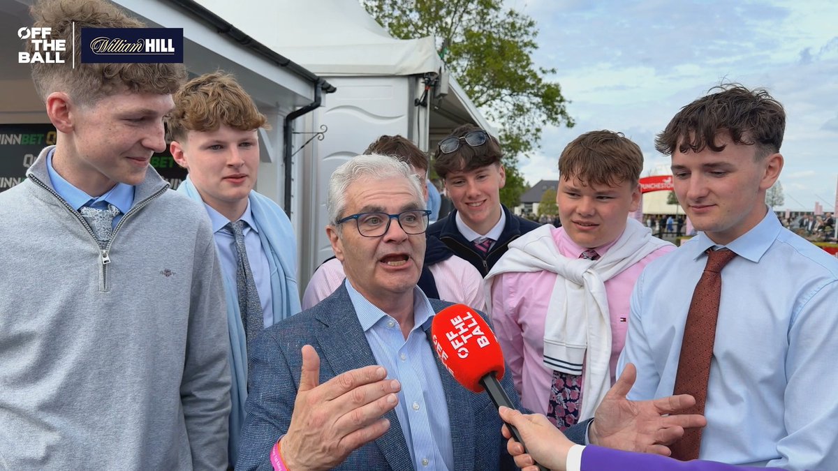 Seamus Hennessey and the students that named Funiculi Funicula talk through how special a horse the Novice Handicap Chase winner is! | #PuncehstownFestival Horse Racing on Off The Ball with @WilliamHillIre. 18+ | Bet responsibly |