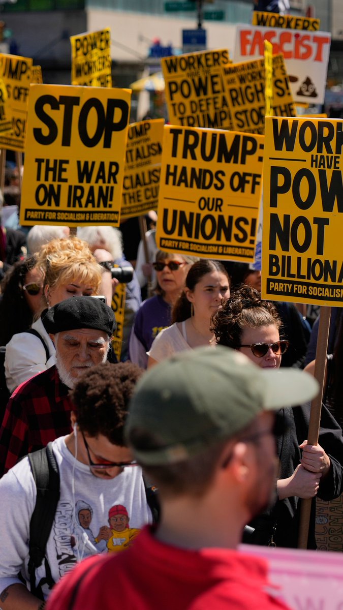 People across the world kicked off May Day with large marches and protests as many workers grapple with rising energy costs and shrinking purchasing power tied to the Iran war. Also known as International Workers’ Day or Labor Day, the holiday highlights the struggles and achievements of workers worldwide. Thousands are taking to the streets from Asia to Europe and beyond calling for stronger labor protections, higher wages and greater equality while drawing attention to stagnant incomes and the rising cost of living.