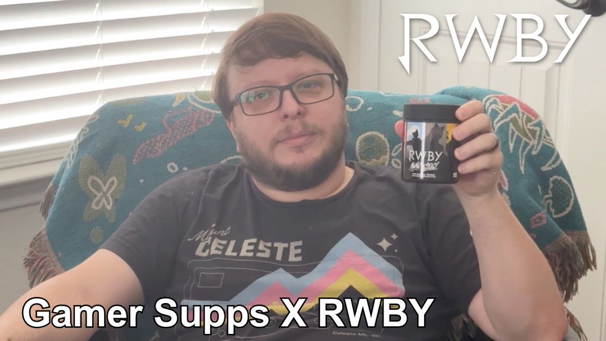 Finally, something to keep you (and Kerry Shawcross) energized through your many RWBY rewatches. Thanks Gamer Supps®!