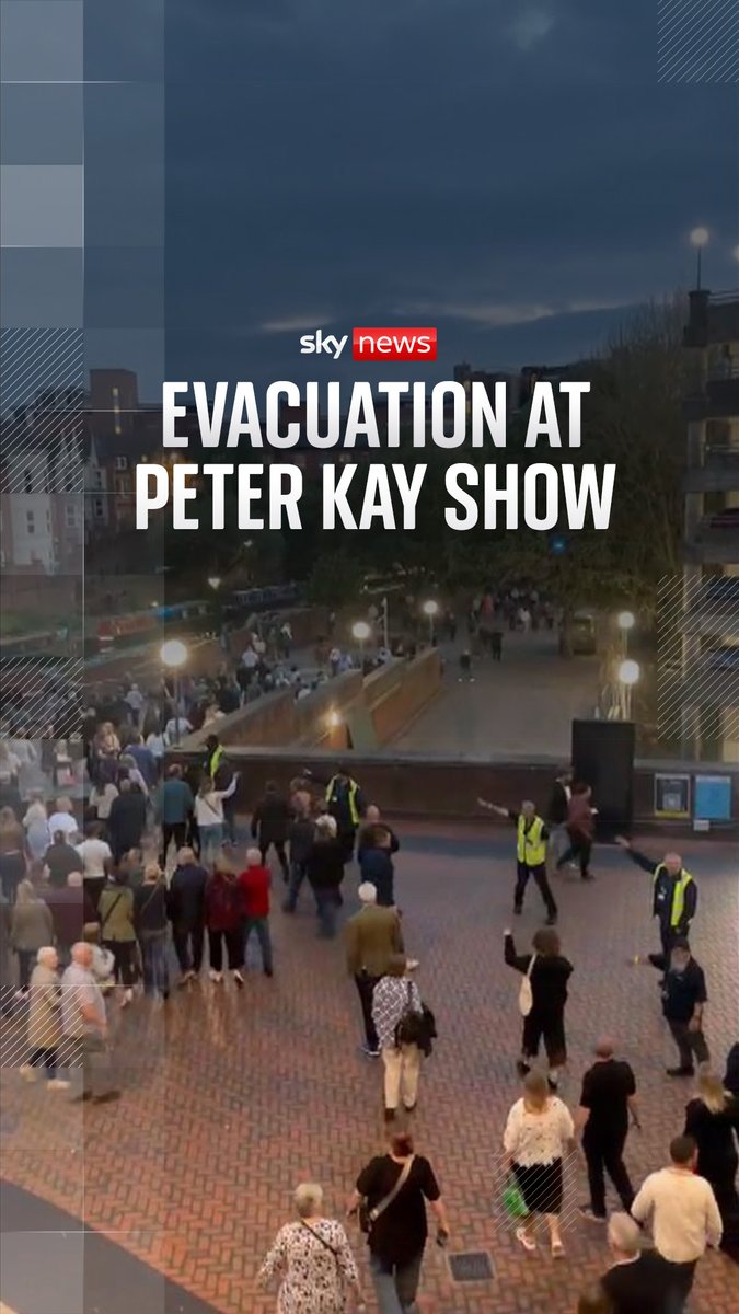 A Peter Kay show in Birmingham has been stopped after West Midlands Police say a 'potential suspicious bag' was found at the Utilita Arena. A 19-year-old man has been arrested, and the area is being searched as a precaution. 🔗