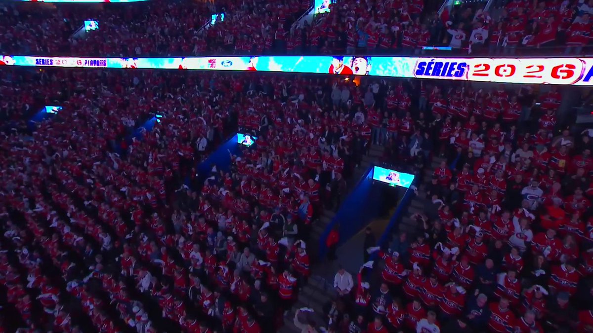 IT IS ABSOLUTELY BUZZING IN MONTREAL 👀 Chills... #StanleyCup 🇺🇸: ESPN 2 🇨🇦: Sportsnet & TVA Sports