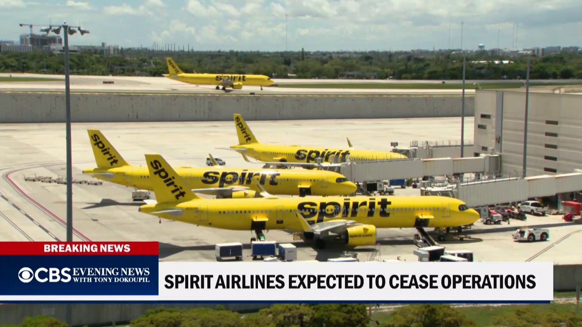 Spirit Airlines is expected to halt operations as soon as Saturday after days of warnings and rising jet fuel costs worsened its financial crisis. Passengers at its home base in Fort Lauderdale are being told they could be among the last to fly with the airline.
