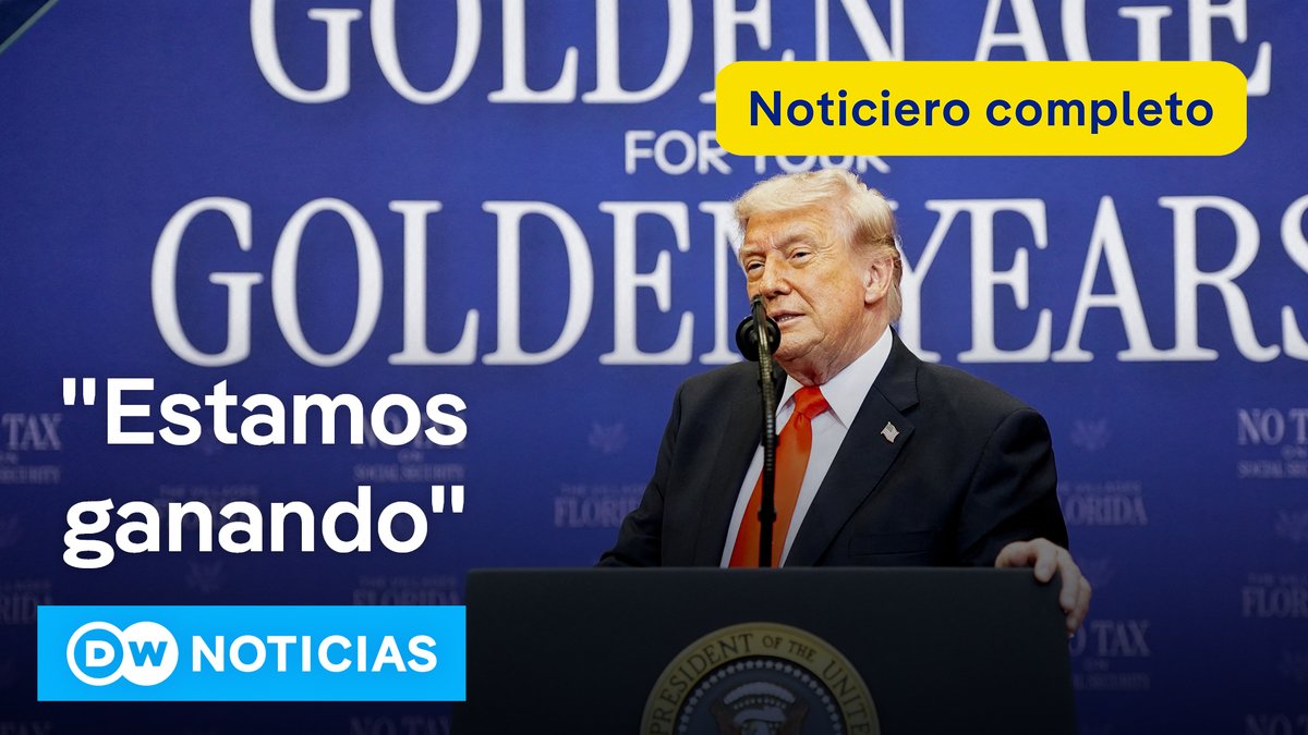 🔴 DW Noticias 01 de mayo: Trump declara al Congreso que las hostilidades en Irán "han terminado" El presidente Donald Trump estimó que las hostilidades con Irán "han terminado", en una carta dirigida a los líderes parlamentarios, en momentos en que el Congreso lo presiona para que solicite una autorización si se prolonga el conflicto por más de 60 días. "No ha habido intercambio de disparos entre las fuerzas de Estados Unidos y las de Irán desde el 7 de abril de 2026. Las hostilidades que comenzaron el 28 de febrero de 2026 han terminado", escribió Trump en la misiva dirigida al presidente de la Cámara de Representantes, Mike Johnson, y al presidente pro tempore del Senado, Chuck Grassley. De momento, según Trump, el fin de las hostilidades no significa una retirada precipitada de Estados Unidos de Irán. "Estamos ganando. Si fuera una pelea, ellos se rendirían". [Noticiero completo] /cvml