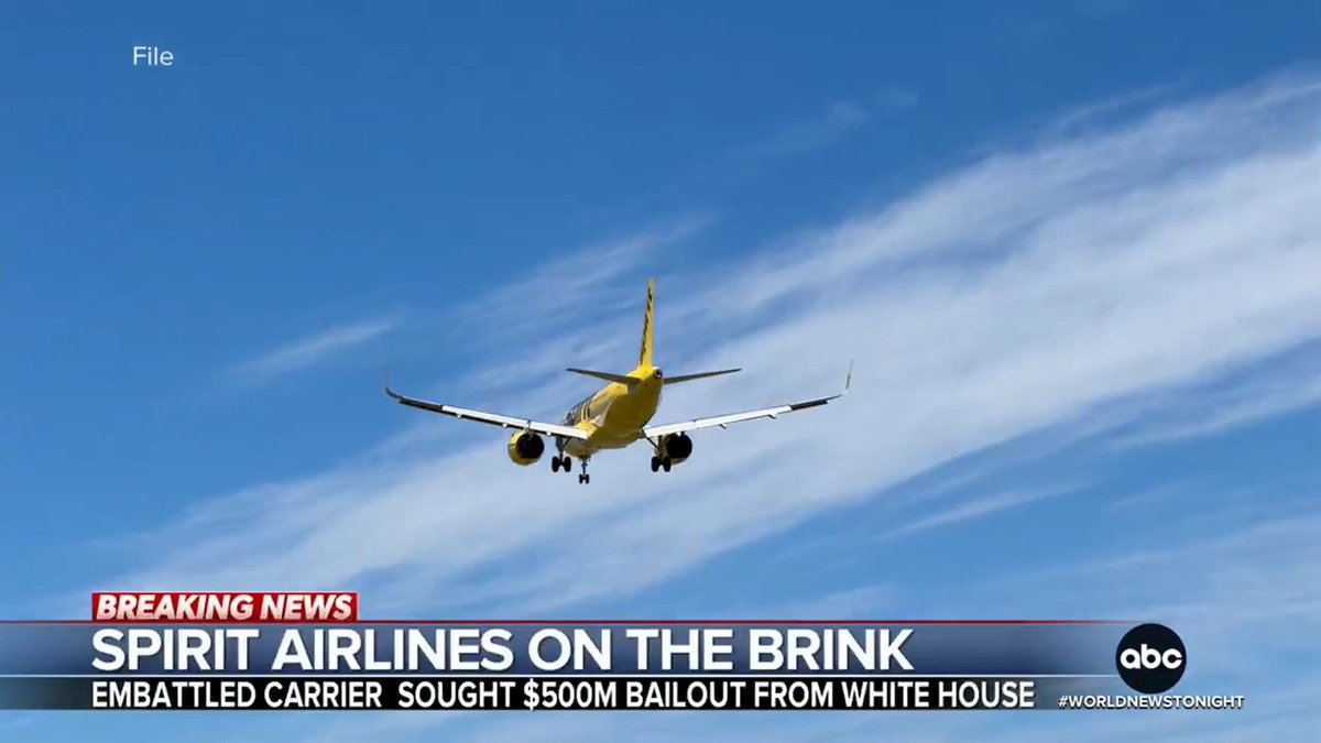 After 34 years in the skies, Spirit Airlines is reportedly preparing to cease its operations for good. It comes after a $500 million rescue deal with the U.S. government fell apart. Whit Johnson reports.