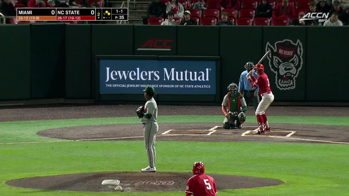 We told you he had motion. Christian Serrano first collegiate home run gives the Wolfpack the lead! P.S. Happy birthday Eli Serrano