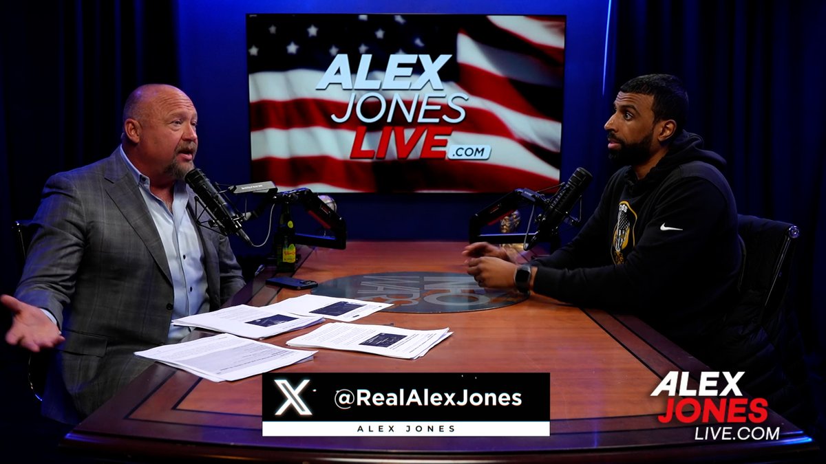 MUST-WATCH: "If We Want To Solve The Problems In The Middle East, We Have To Answer The Palestine Question— That's Why We've Had All These Issues!" Former DHS Special Agent & Podcast Host Myron Gaines Joins Alex Jones As The 1st In-Studio Guest With ALEX JONES LIVE! Topics Discussed Include: •The Iran War •AIPAC Influence In Congress •Venezuela Intervention •ICE Raids In Minneapolis •The Onion's 2nd Failed Takeover & MUCH MORE! Myron Gaines 🔴WATCH/SHARE THE LIVE X STREAM NOW:
