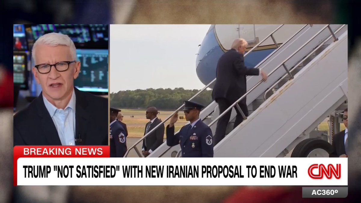 President Trump says he's "not satisfied" with Iran's latest peace proposal and considers it “treasonous” for people to say that the U.S. isn't winning the war. NY Times foreign affairs columnist Thomas Friedman argues the president doesn't have the leverage he thinks.