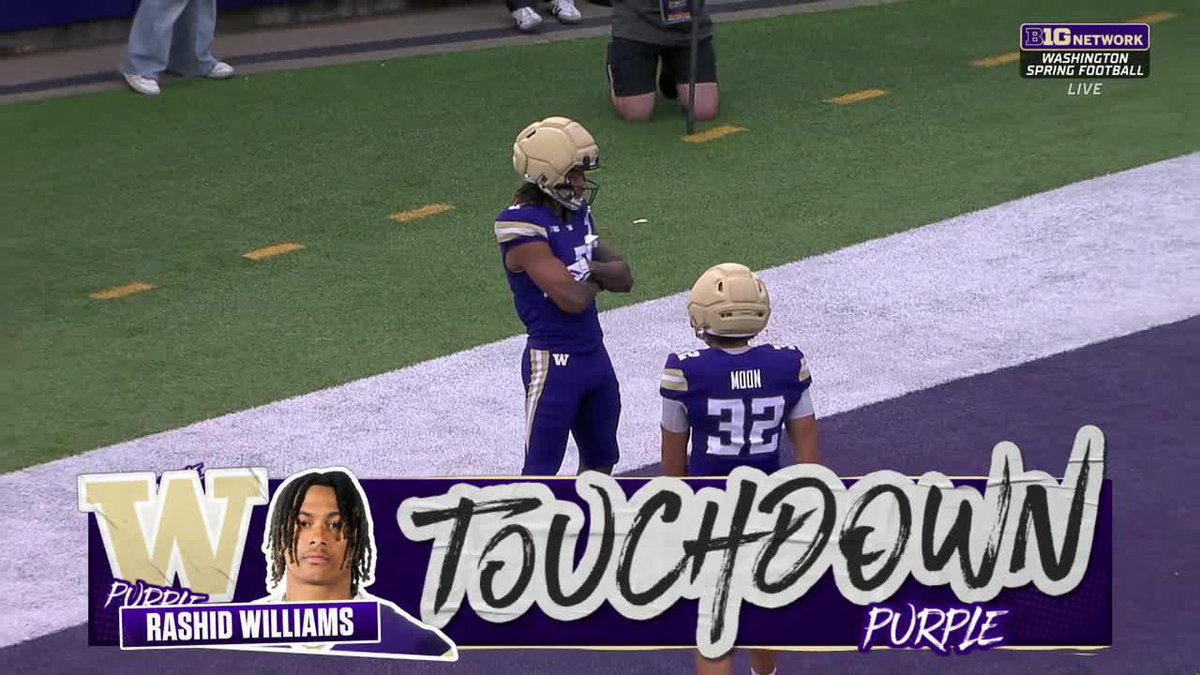 Won't be the last time we see this connection 👀 🤩 Washington Football 📺: Big Ten Network