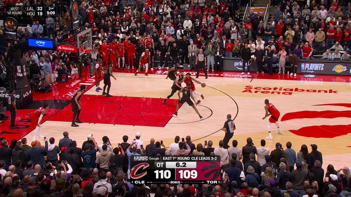 RJ BARRETT HITS THE GO-AHEAD 3 IN OT TO WIN IT FOR THE RAPTORS AND FORCE GAME 7 🚨 WHAT A SHOT WITH THE SEASON ON THE LINE 😲