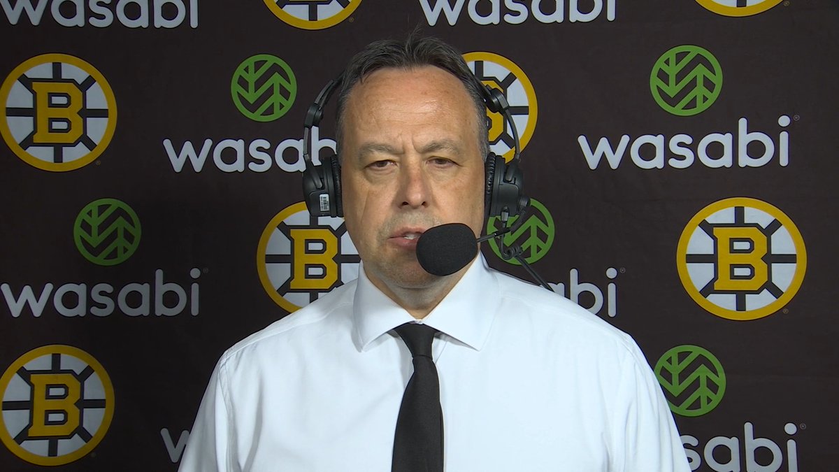 "It sucks today, absolutely... I can't even tell you how lucky I am to have the best job in Boston... we're not gonna be the surprising team anymore next year." 👊 Coach Sturm talked with Brick for 5+ minutes after the season ended, thanking the fans 🥹