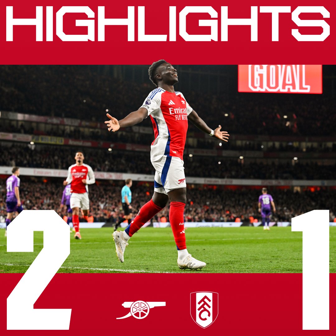 Last time we faced Fulham at the Emirate…