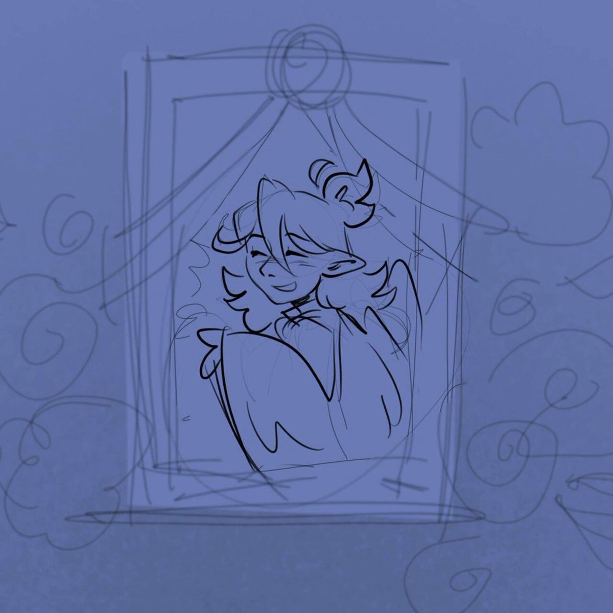 i cant figure out how to do the keyframing zoom thing properly &amp; im running off an artblock ive had for who knows how long but i needed to get this outta my system… so we’re settling with it,,, &amp; for my personal sanity q!jaiden haunts qsmp2 cucurucho’s narrative in my world💔