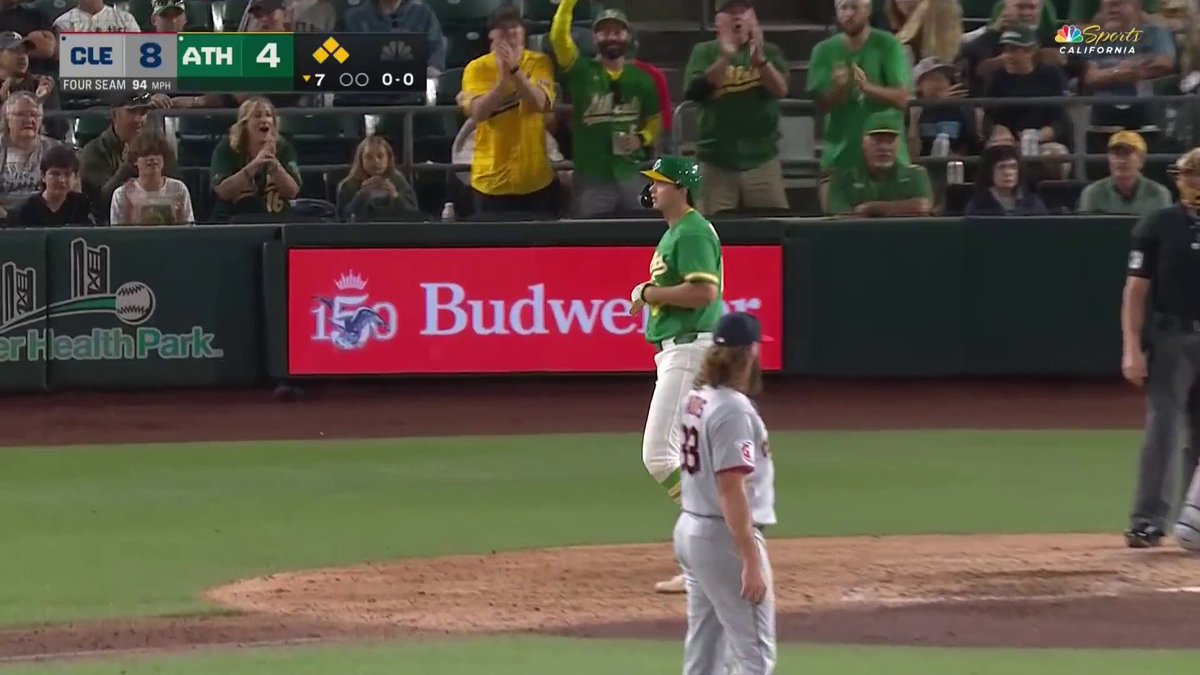Nick Kurtz walks in his 20th game in a row Most consecutive games with a BB in MLB history: 22 - Roy Cullenbine 20 - Nick Kurtz, Barry Bonds