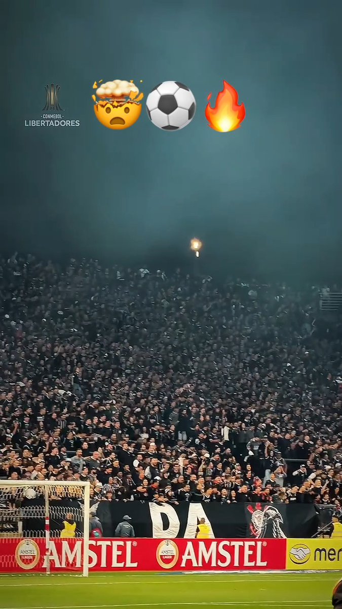 Una locura la atmósfera que se vivió con la afición del Corinthians en la Libertadores.🤯⚽️🔥 (Vía @thelibertadores/IG)