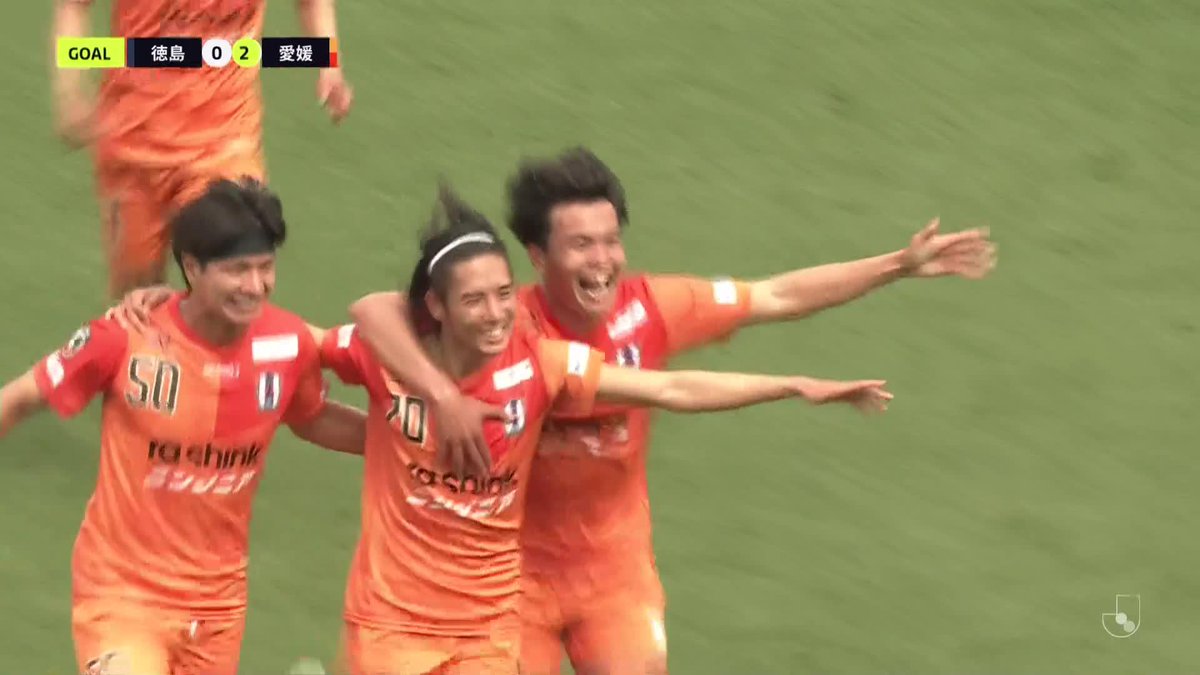 虹を描いた🌈 まさにここしか無いコースへ 前田椋介の美しい直接FKが炸裂‼️ 🏆明治安田J2・J3百年構想リーグ 🆚徳島×愛媛 📱DAZN ライブ配信中 #Jリーグ #だったらDAZN
